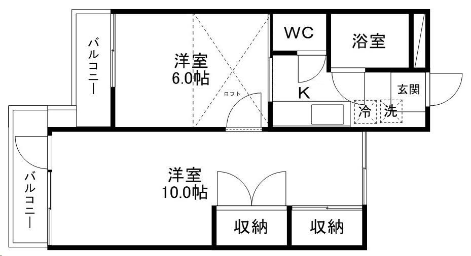 Bloom 01の間取り写真