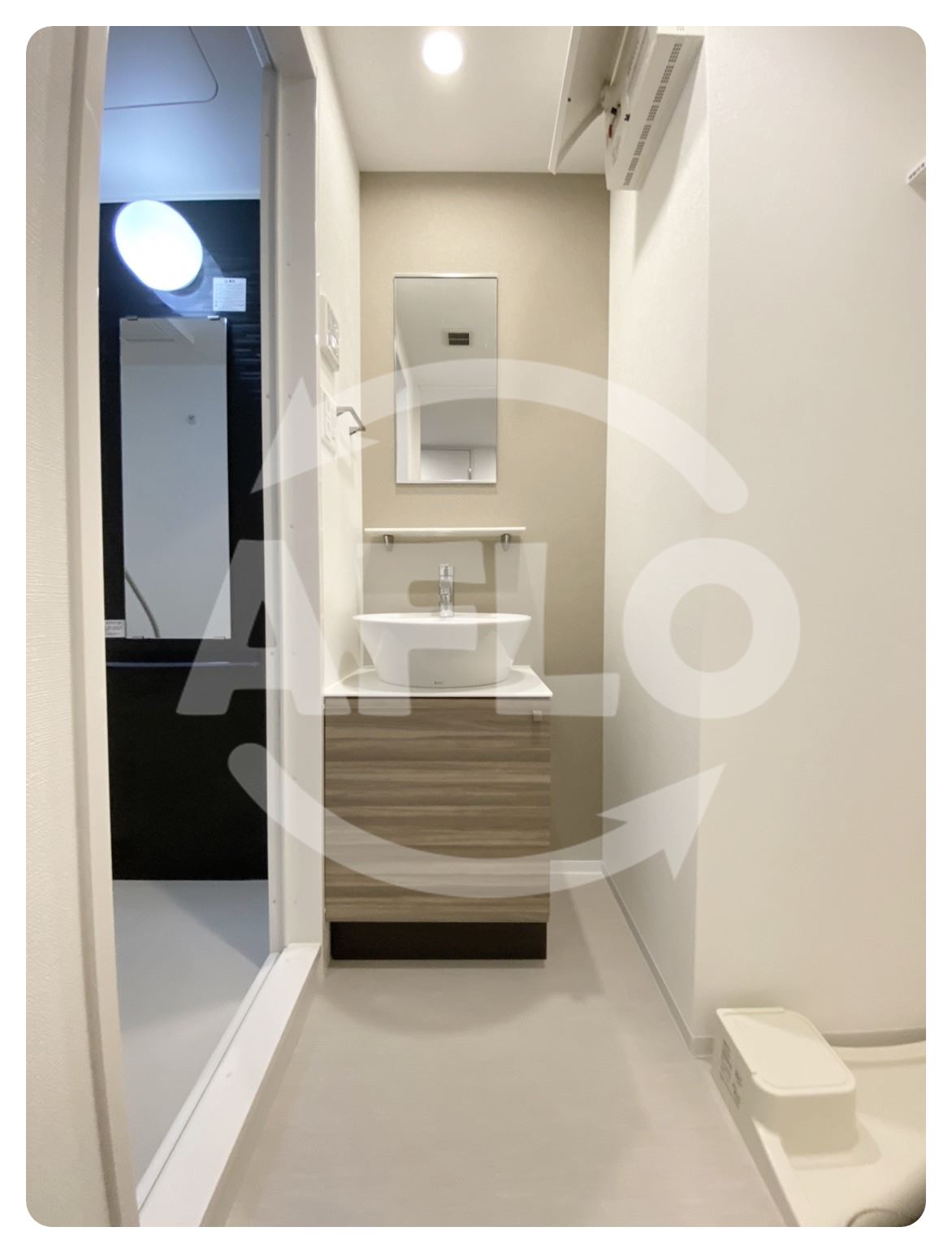 洗面設備　エスリード難波ザ・ゲート　洗面所