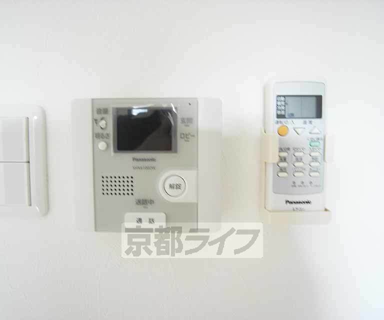 セキュリティ　来客も安心です。