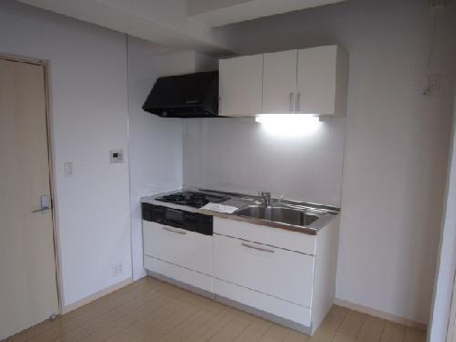 キッチン　室内はフローリング敷きになってます