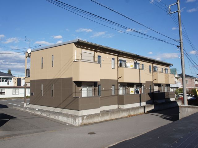 建物外観　ツートンのオシャレな外観です♪