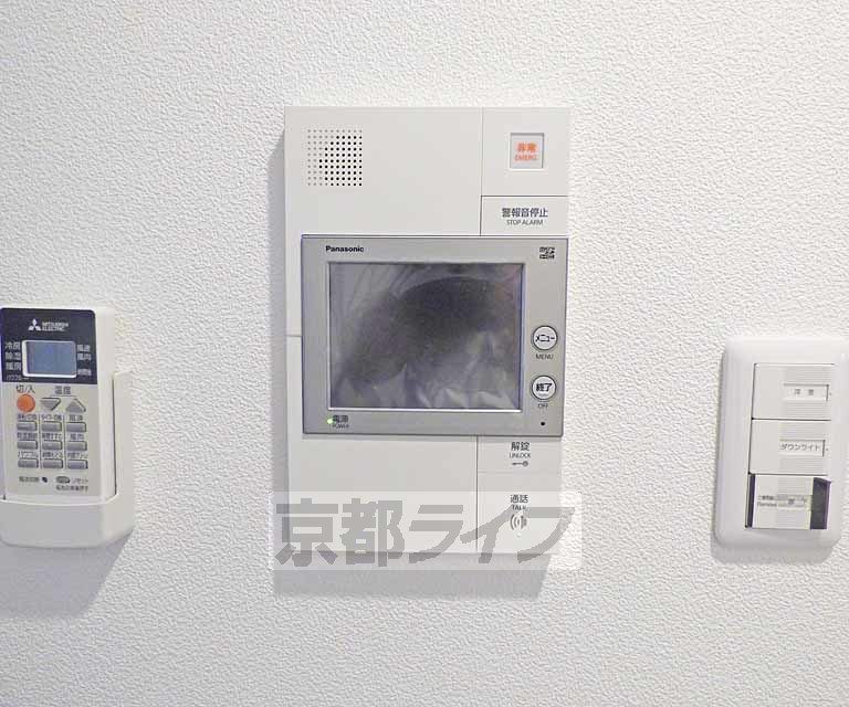 セキュリティ　来客時も安心です。