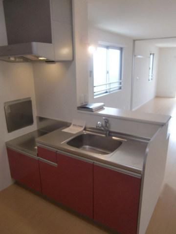 キッチン　広々と使えるカウンターキッチン