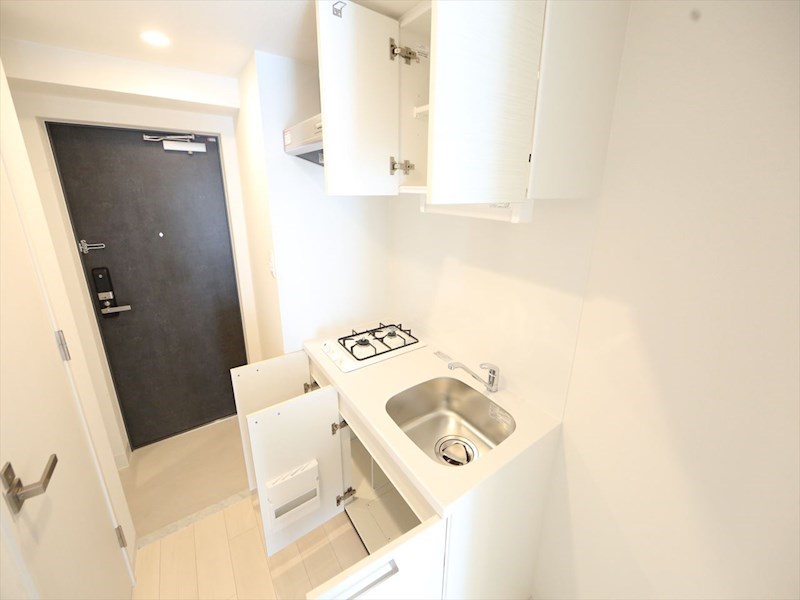 キッチン　システムキッチン（ガス2口コンロ付）