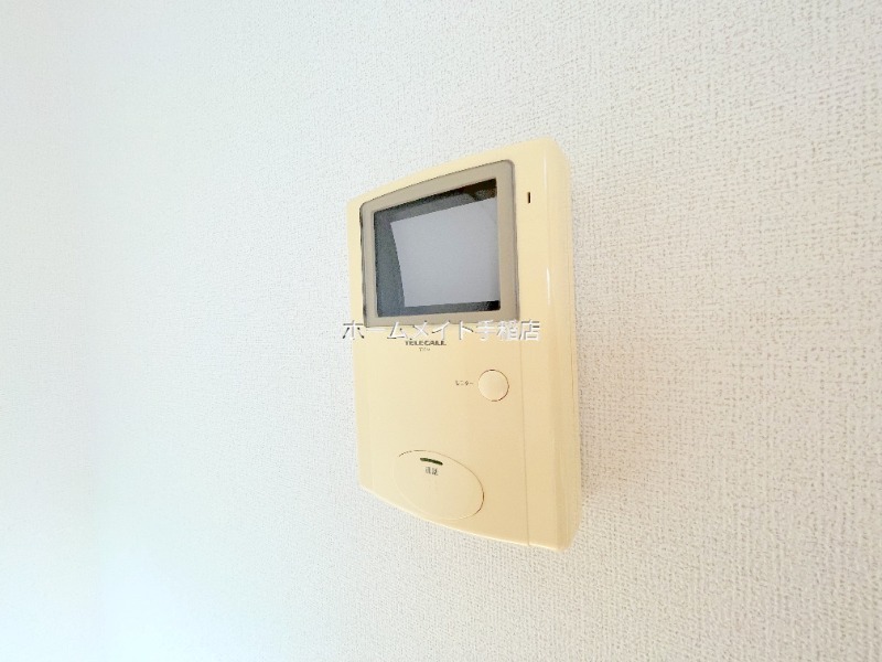 セキュリティ　モニター付きインターホンで安心です♪