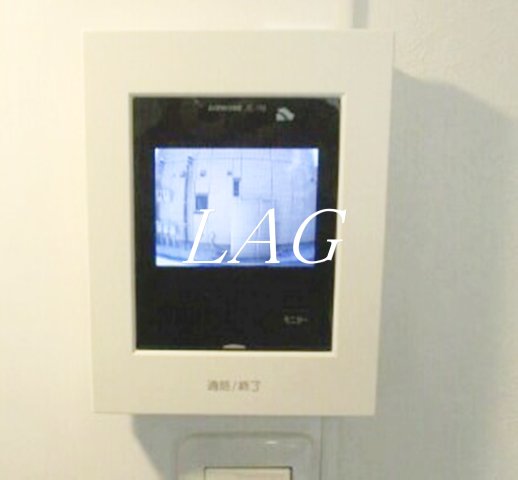 セキュリティ　モニター付きインターフォンです。