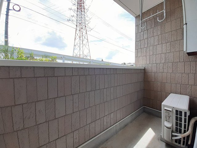 バルコニー　落ち着いた時間を過ごせるバルコニーです