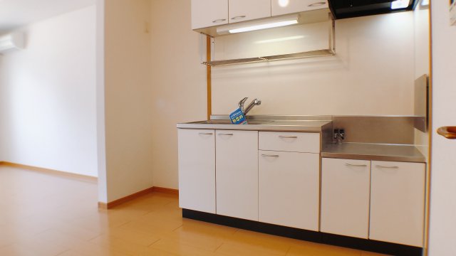 キッチン　広々と使えるキッチンシンク