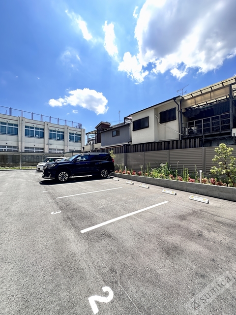 駐車場　ゆったりひろびろ駐車場♪