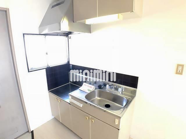 キッチン　２口ガスコンロ設置可能