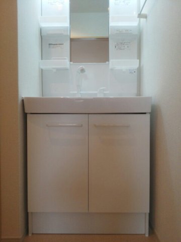 洗面設備　広い洗面スペース