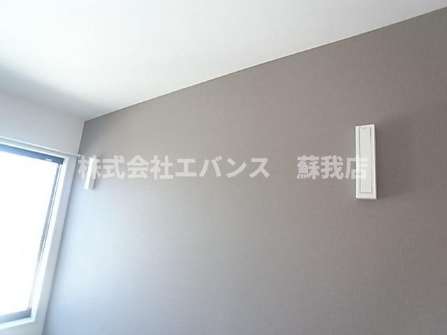 バルコニー　室内干しになります