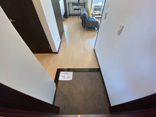 玄関　モデルルームの写真