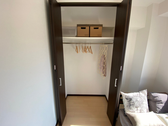 収納　モデルルームの写真