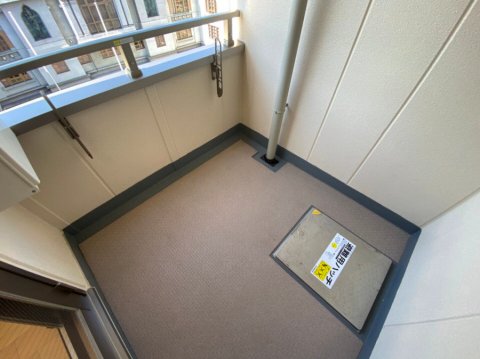 バルコニー　モデルルームの写真