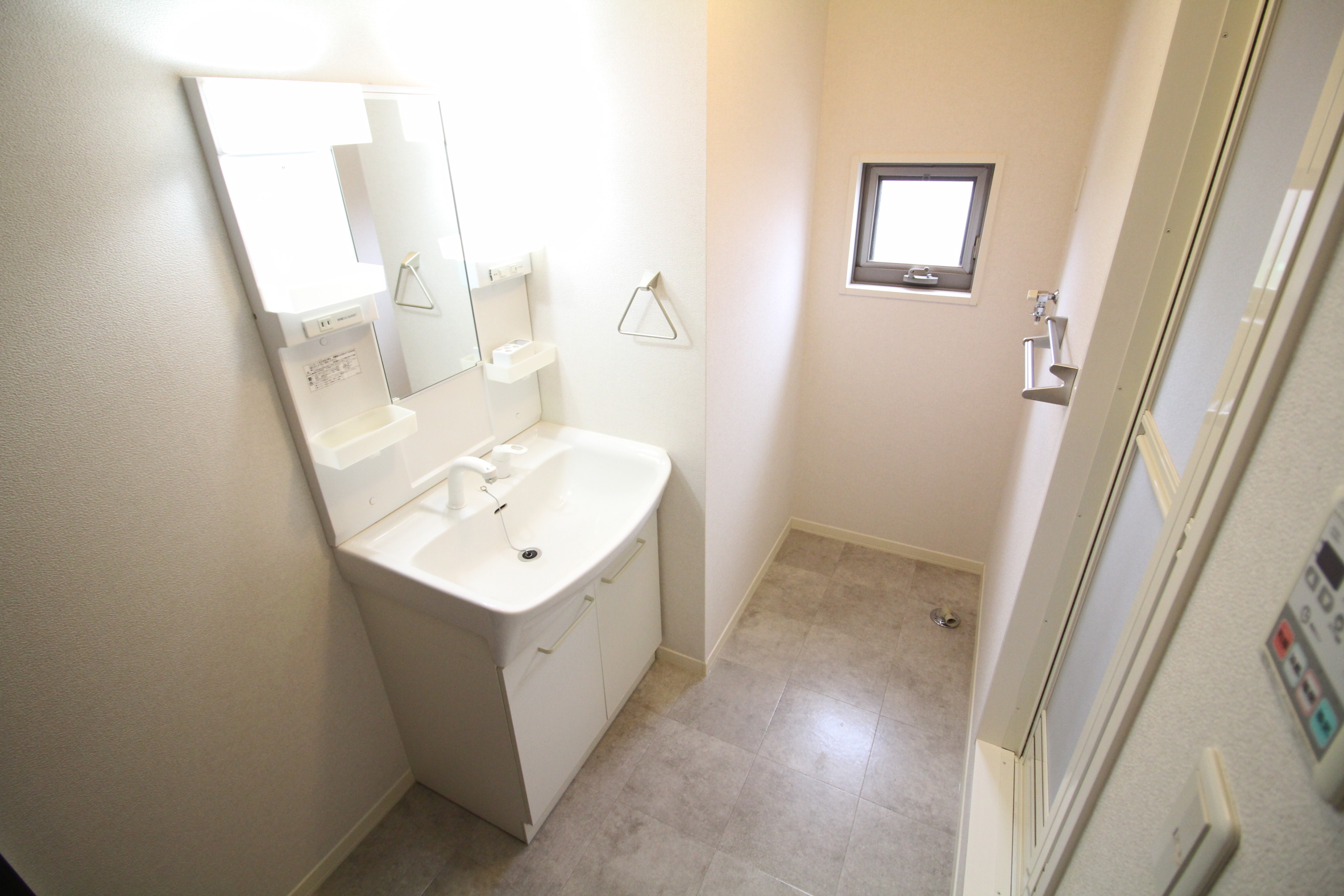 洗面設備　洗面・脱衣・洗濯機スペース♪