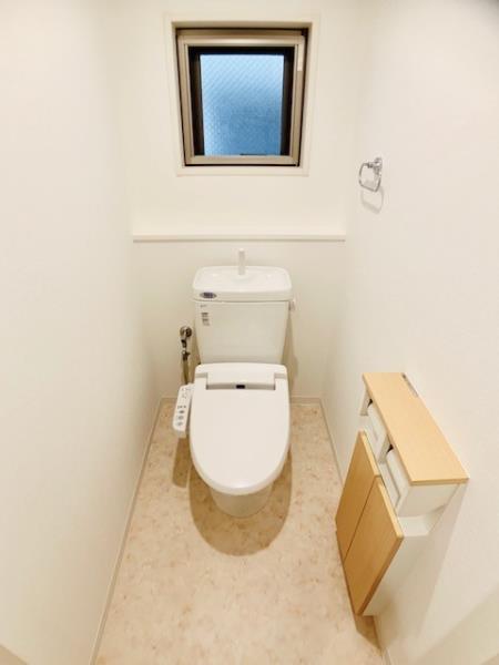 トイレ　ゆったりとした空間のトイレです