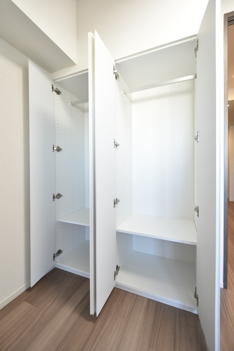 収納　たっぷりとした収納スペースです