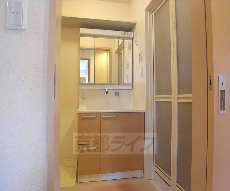 洗面設備　シャンプードレッサー付です。