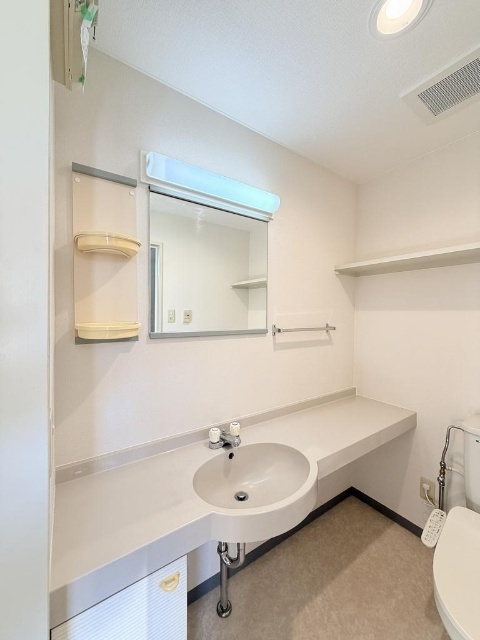 洗面設備　同一物件、別部屋の写真です。