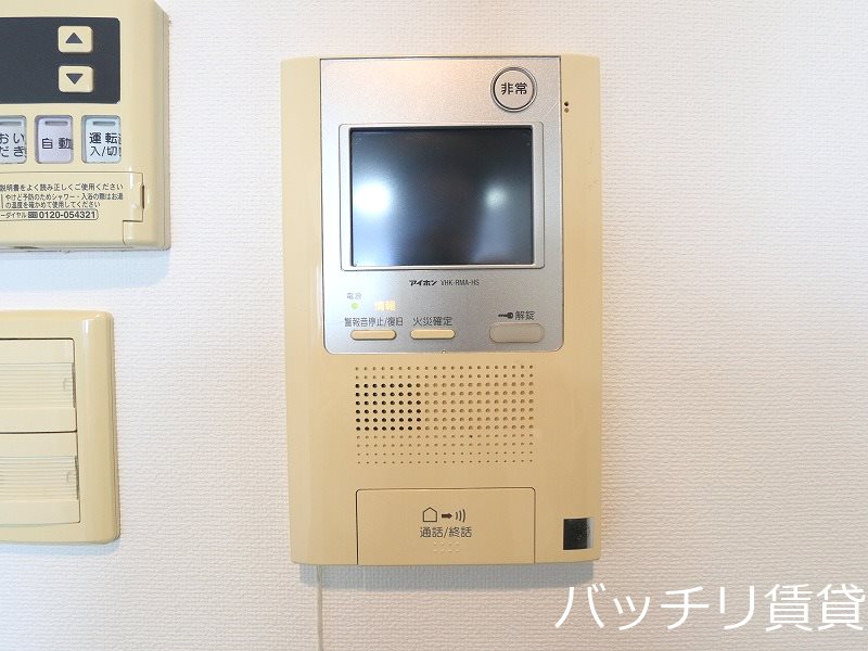 セキュリティ　画像は別号室タイプの為、現状を優先致します。