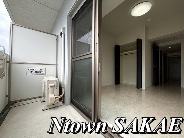 バルコニー　お洗濯にも便利なバルコニー付き