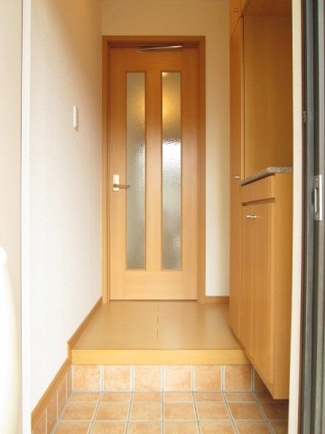 玄関　明るい玄関です