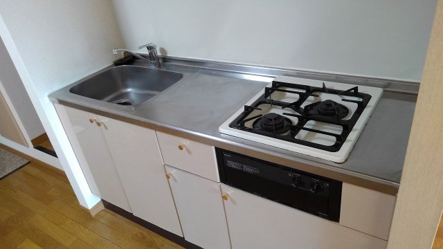 キッチン　広々2口コンロ付きキッチン♪
