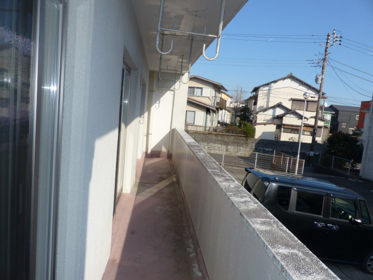 バルコニー　南に面したバルコニー