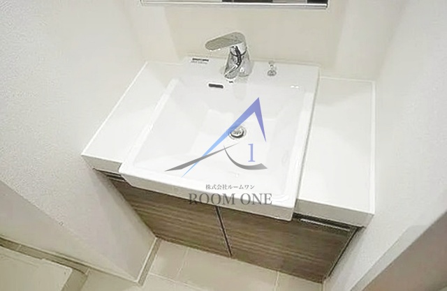 洗面設備　洗面台です。