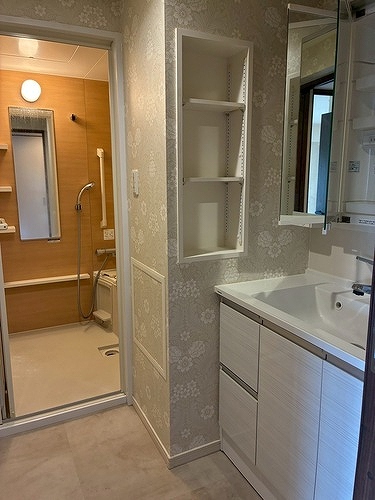 洗面設備　2025年7月撮影　洗面所