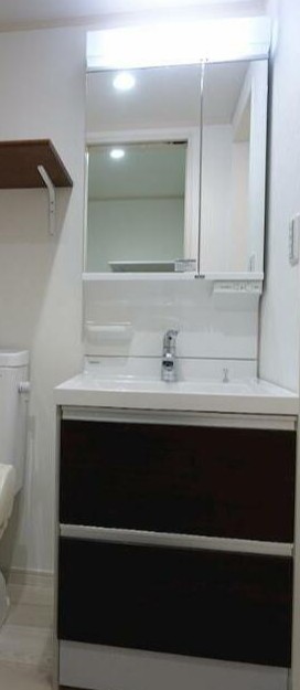 洗面設備　朝の身支度に便利なシャンプードレッサー