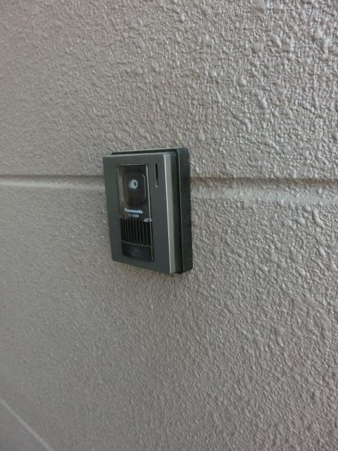 セキュリティ　カメラ付きインターホンでセキュリティもバッチリ！