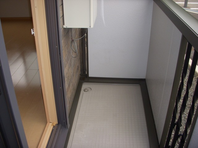 バルコニー　洗濯物も干せます。