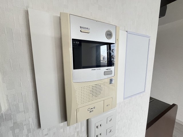 セキュリティ　モニター付きです