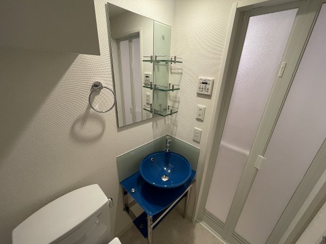 洗面設備　広い洗面スペース