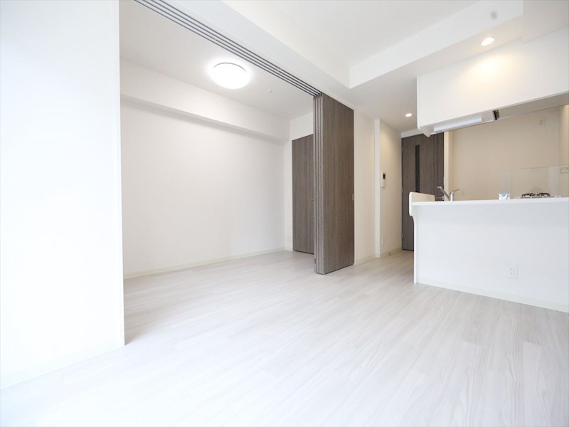 居室・リビング　ＬＤＫ8.5帖　洋室4.9帖　つなげても仕切っても使えます