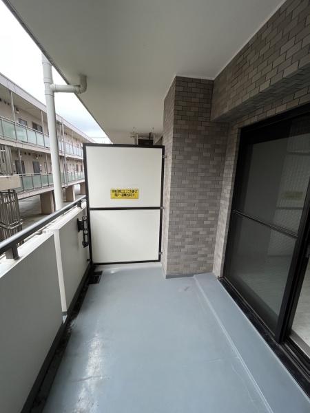 バルコニー　日当たりいいです！