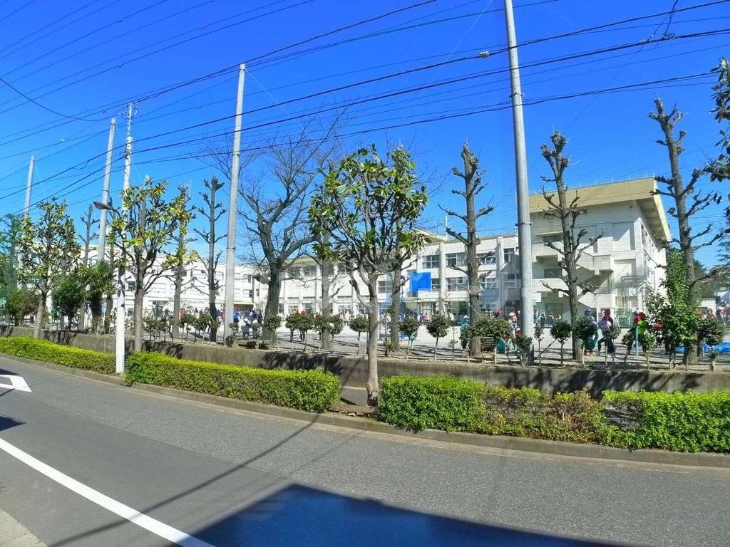 小学校　足立区立鹿浜五色桜小学校（小学校）まで520m