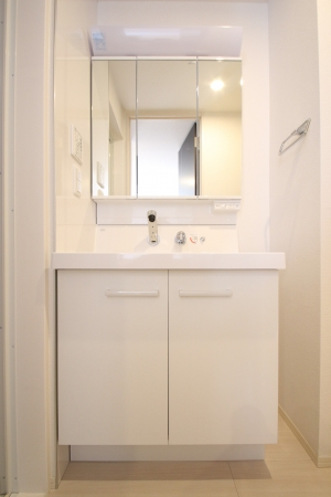 洗面設備　独立洗面台です