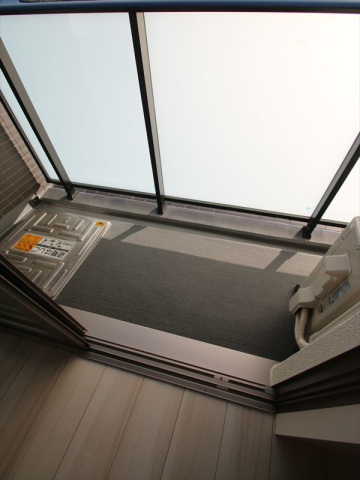 バルコニー　南向きのバルコニー