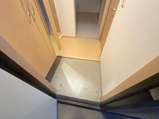 玄関　玄関が大きいと、とても解放感があります。