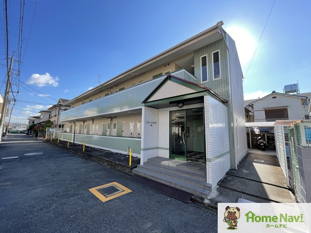 建物外観　「グリーンヴィラ」、現地待ち合わせでのご案内も可能です。