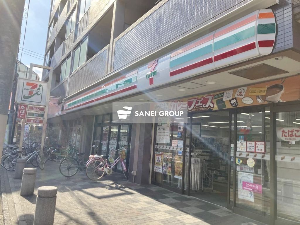 コンビニ　セブンイレブン東村山秋津駅前店（コンビニ）まで110m