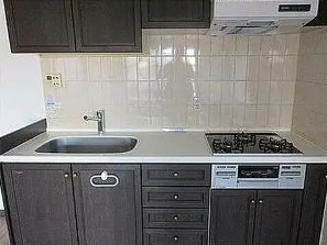 キッチン　写真は同タイプ住居です。