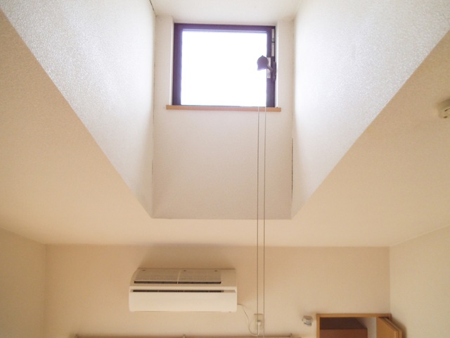 その他設備　天井に窓が付いているのでお部屋は明るめです！