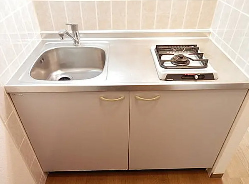 キッチン　別部屋の画像を使用しております。