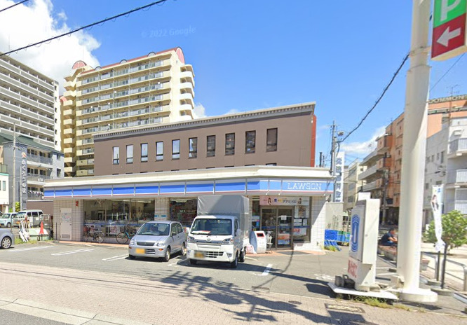 コンビニ　ローソン 長田神楽町店（コンビニ）まで491m