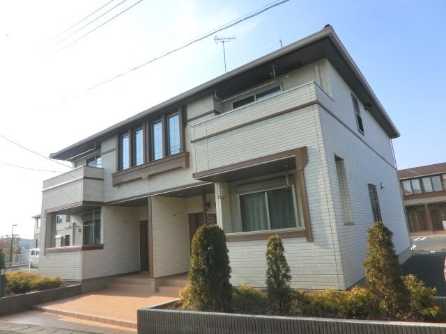 建物外観　2年毎の更新料が不要、経済的な都市ガスです