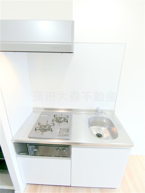 キッチン　2口ガスシステムキッチン